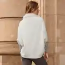 Bild 4 von Damen-Cardigan mit Kunstfell-Kragen