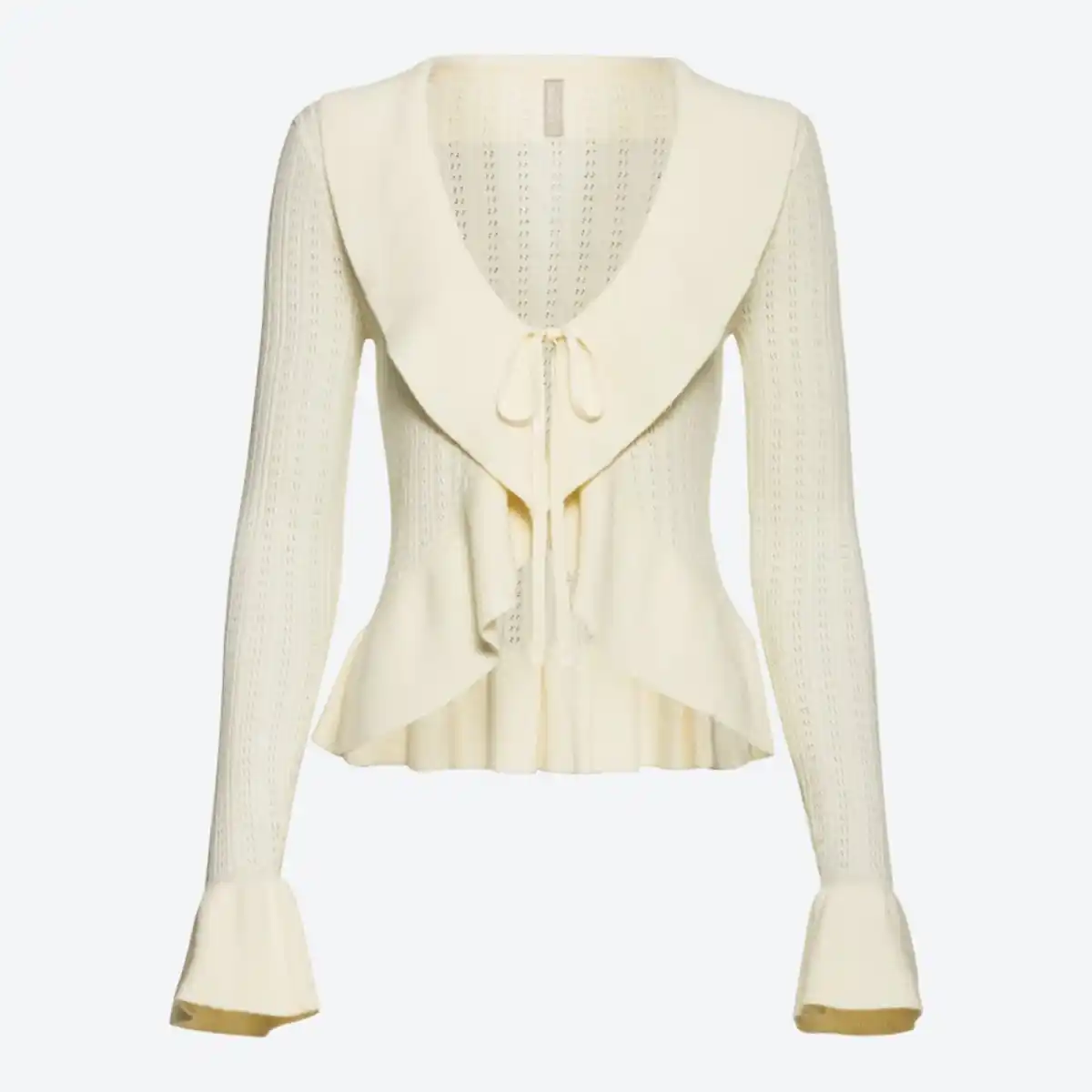 Bild 2 von Damen-Strickjacke mit Rüschen