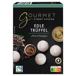 GOURMET FINEST CUISINE Trüffelpralinen 125 g, Marc de Champagne