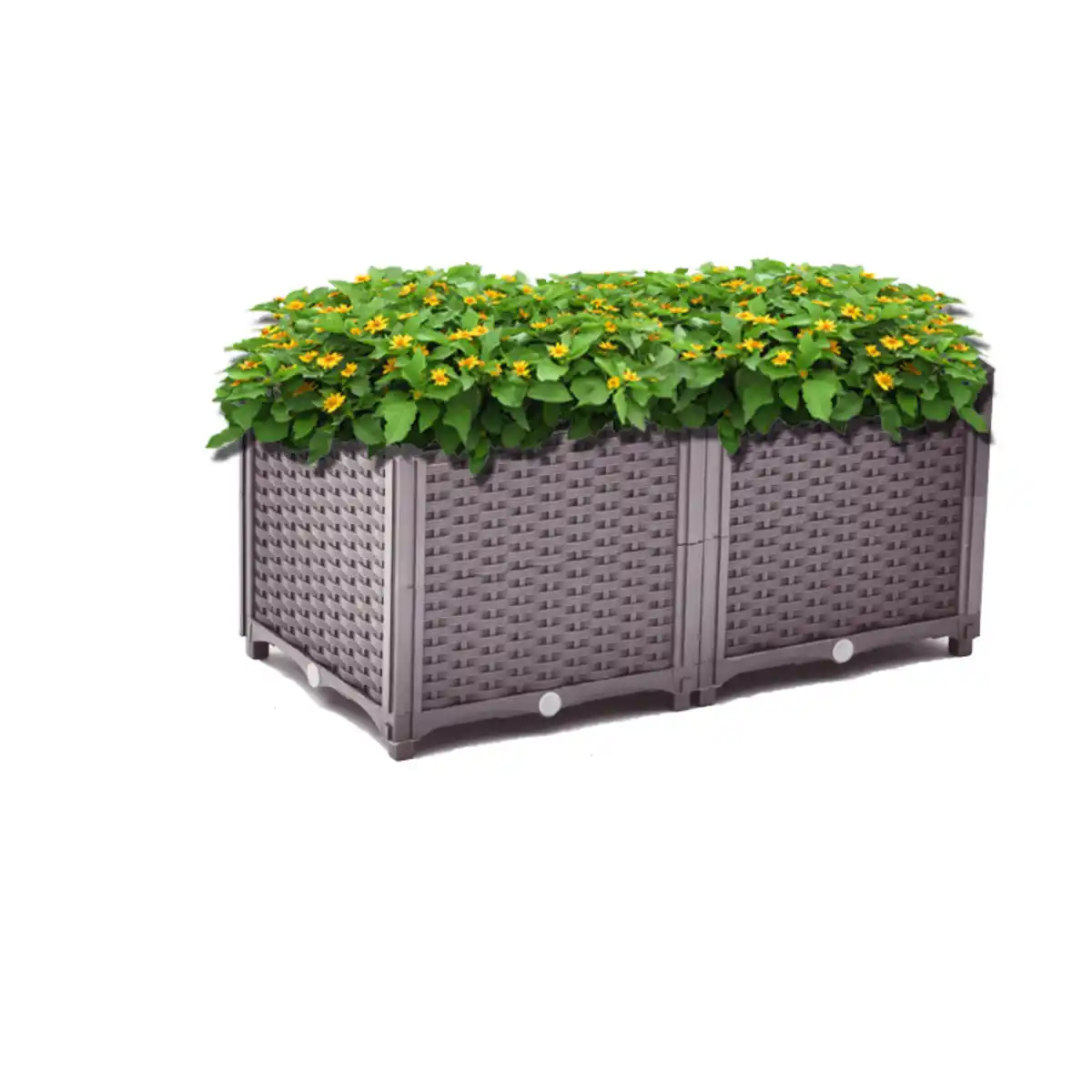 Bild 2 von Pflanzkübel, ca. 80 x 40 x 43 cm - Braun