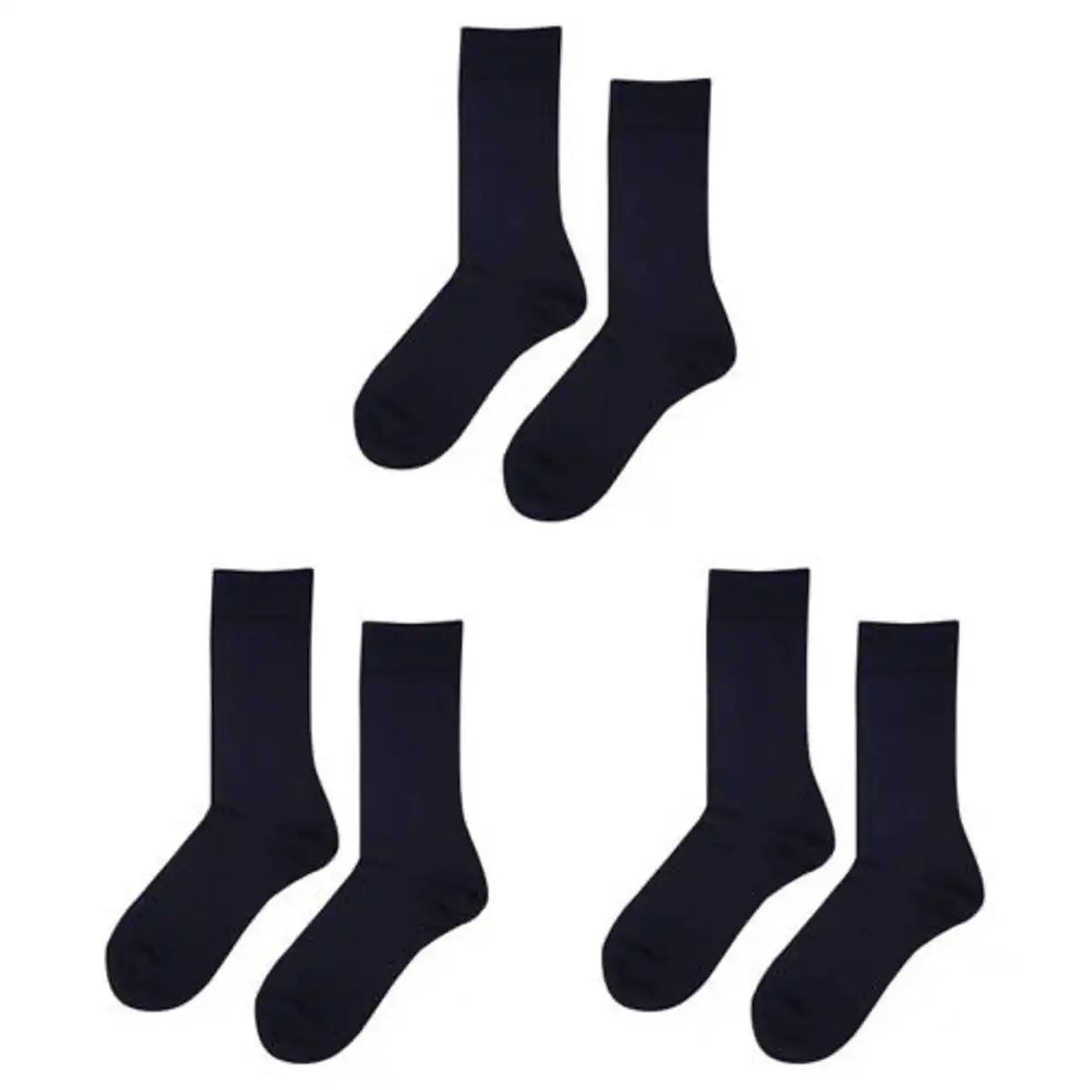 Bild 1 von NUR DIE Damen oder Herren Socken ohne Gummi, 3er-Pack, Maritime, 35/38