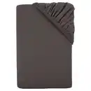 Bild 1 von NOVITESSE Supersoft Spannbetttuch Doppelbettgröße, Grau