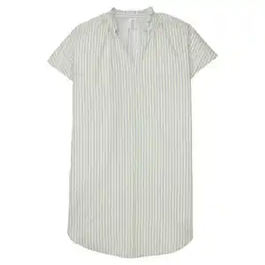 UP2FASHION WOMEN Damen Seersucker Nachtwäsche, Grün, S 36/38