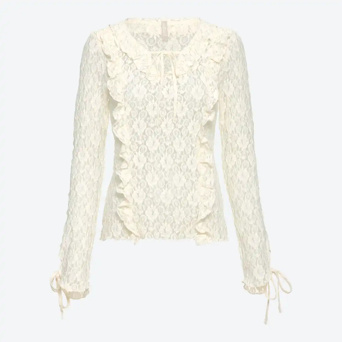 Bild 3 von Damen-Langarmshirt mit Rüschen