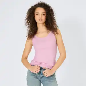 Damen-Top mit hohem Baumwollanteil