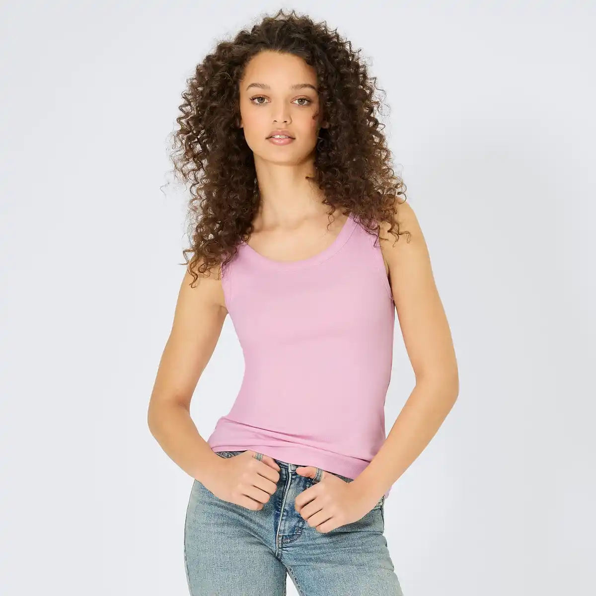 Bild 1 von Damen-Top mit hohem Baumwollanteil