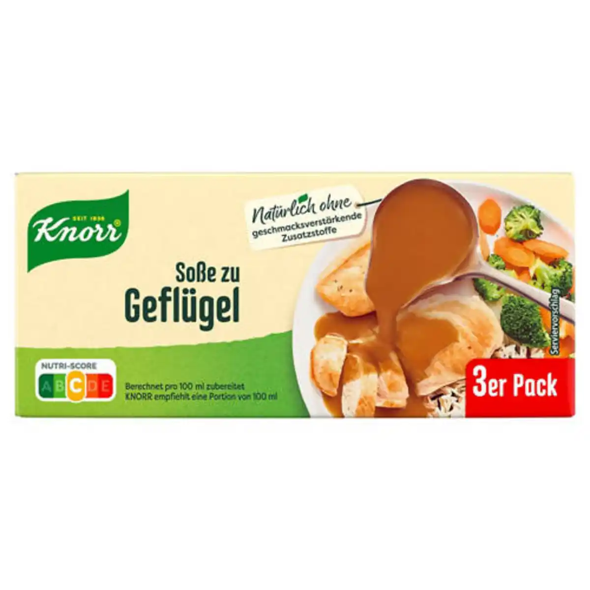 Bild 1 von KNORR Basissauce 3 x 250 ml, Geflügel Soße