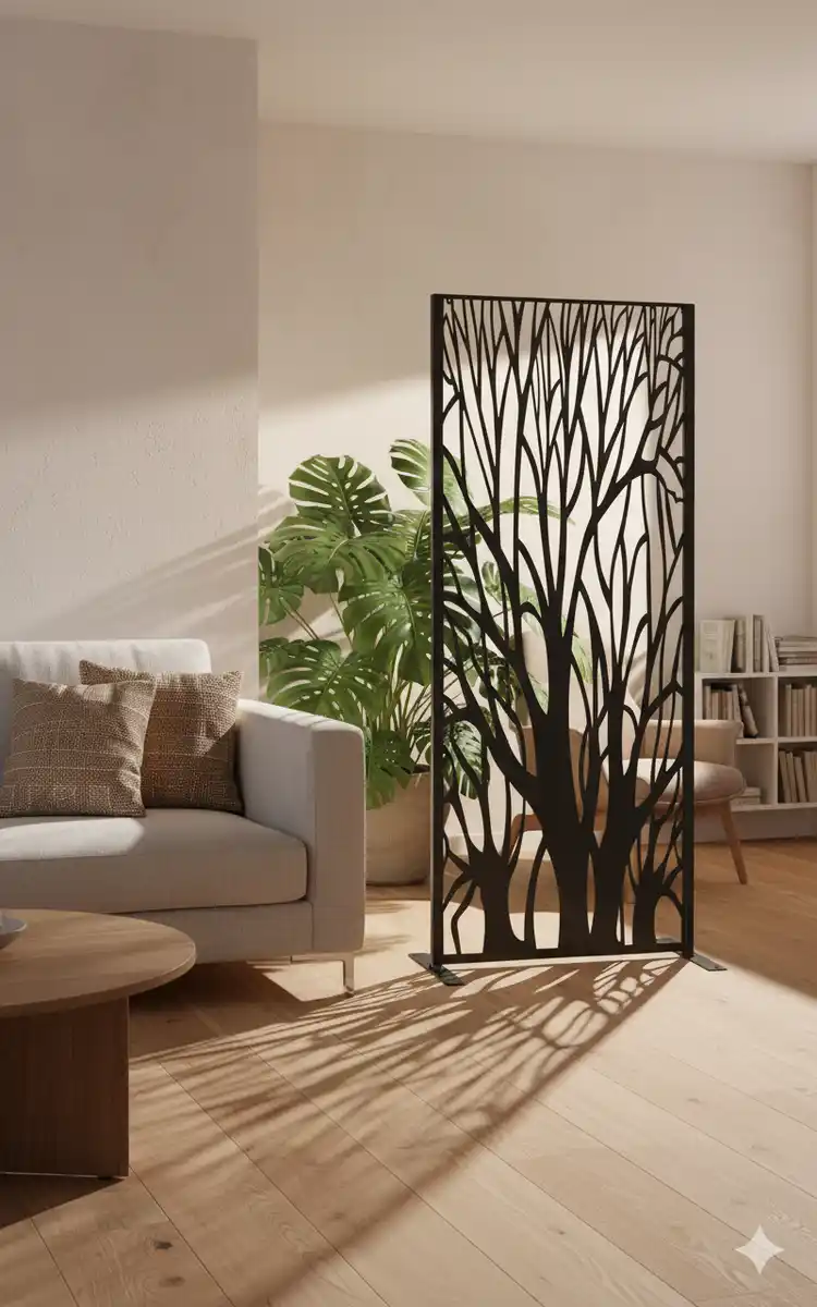 Bild 2 von Dekorative Metallwand Metallsichtschutzwand