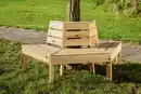 Bild 1 von Baumbank 4-Eckig & 180°, ca. 74 x 167 x 75 cm aus Tannenholz