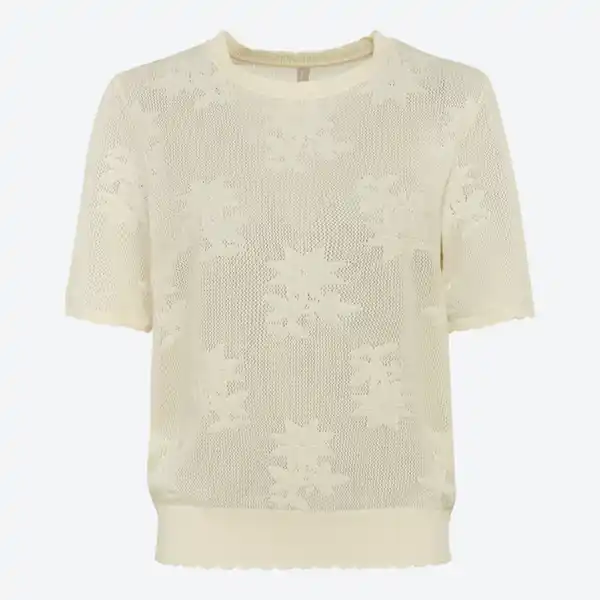 Bild 2 von Damen-Pullover in Ajour-Strick-Design