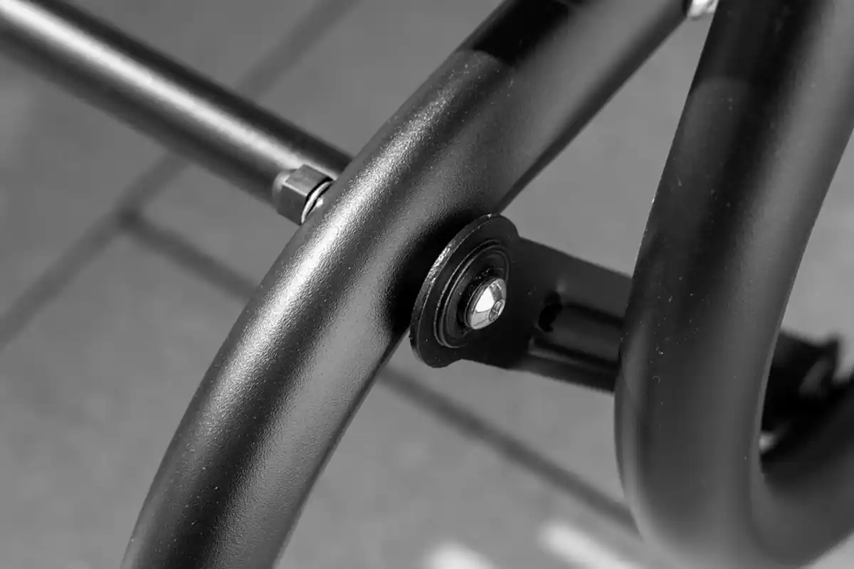 Bild 3 von 2-Sitzer Garten Schaukelbank, ca. 120 x 70 x 83 cm - Schwarz