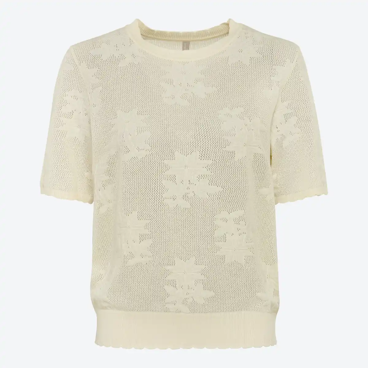 Bild 3 von Damen-Pullover in Ajour-Strick-Design