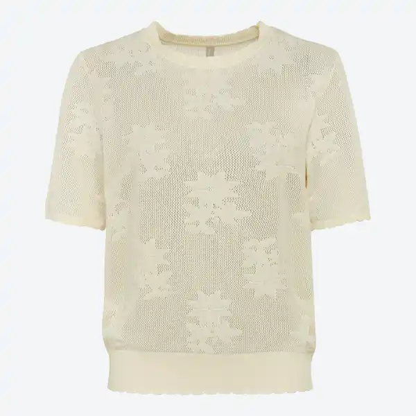 Bild 3 von Damen-Pullover in Ajour-Strick-Design