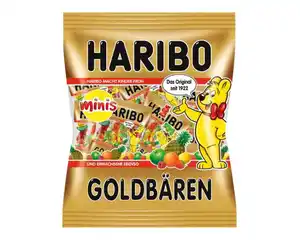HARIBO Goldbären Minis Gummibären 250 g, 20 Stück