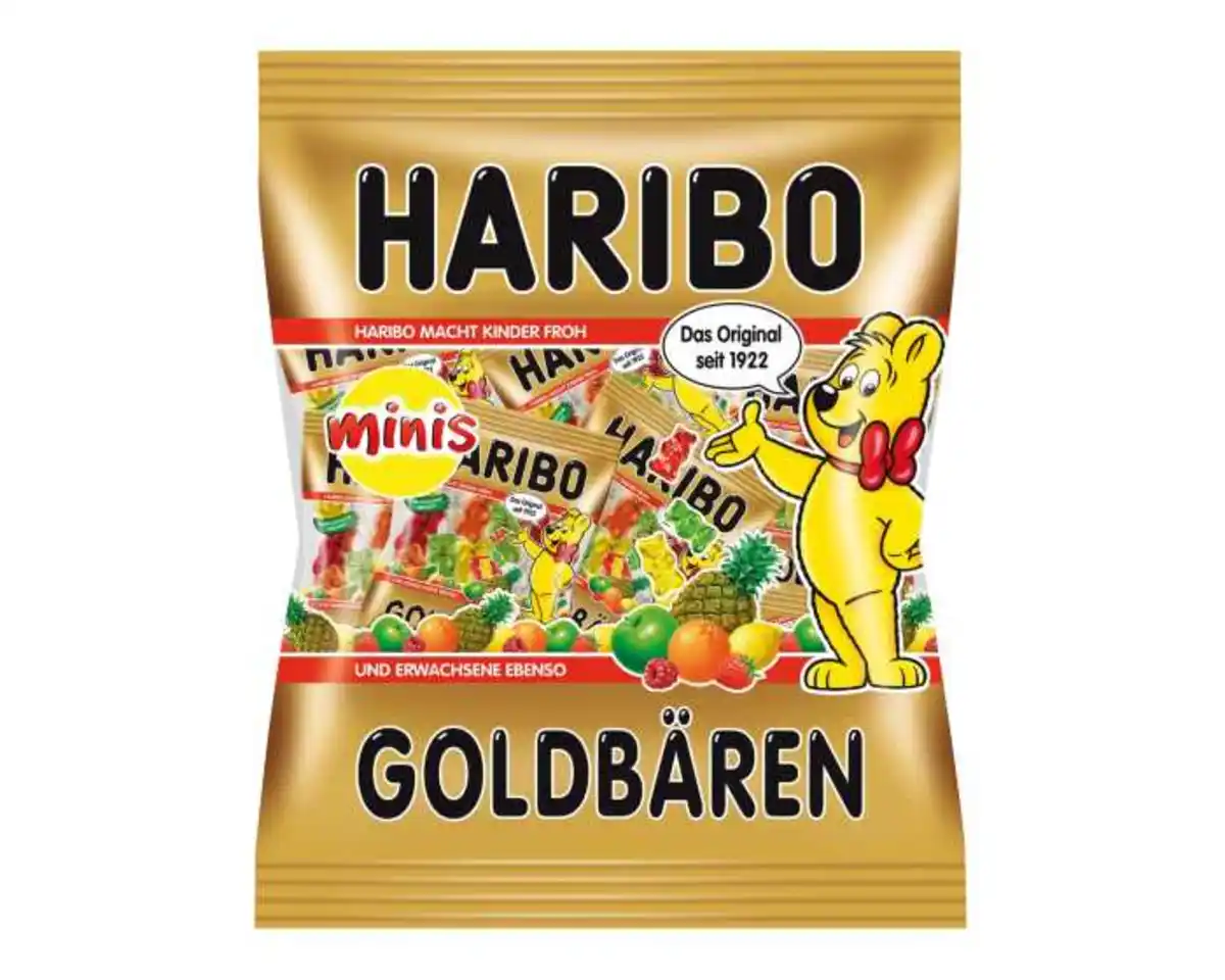 Bild 1 von HARIBO Goldbären Minis Gummibären 250 g, 20 Stück