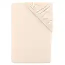 Bild 1 von NOVITESSE Jersey Spannbetttuch Doppelbettgröße, Weiß