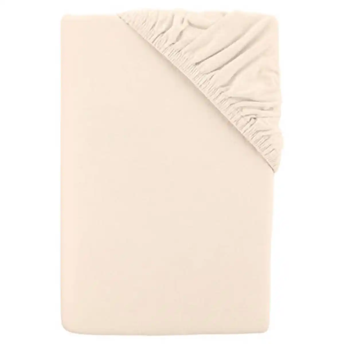 Bild 1 von NOVITESSE Jersey Spannbetttuch Doppelbettgröße, Weiß