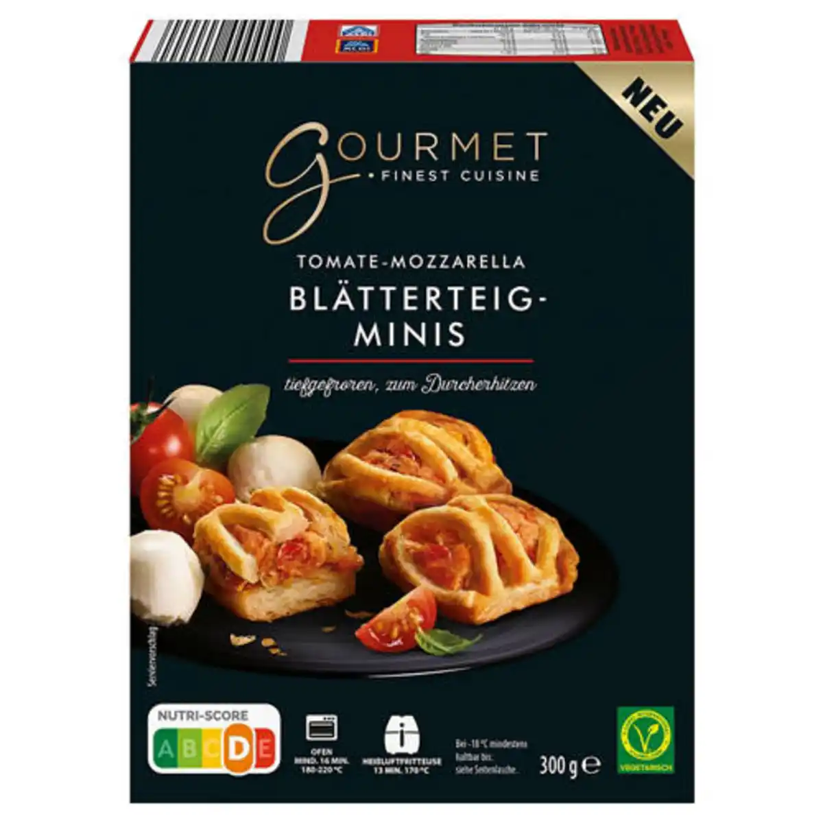 Bild 1 von GOURMET FINEST CUISINE Blätterteig-Minis 300g, Tomate-Mozzarella