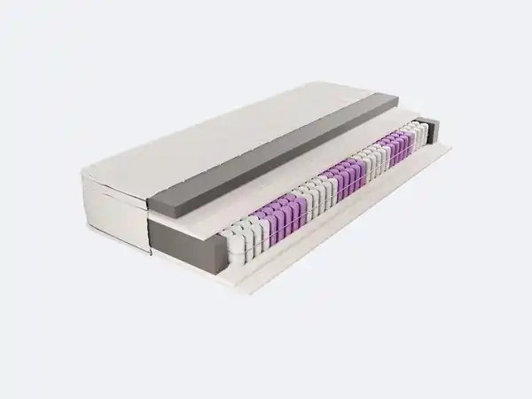 Bild 3 von AH26 Boxspringfederkernmatratze mit abnehmbarem Komfortschaum-Topper & Aloe Vera Bezug