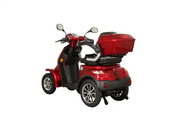 Bild 3 von E-Seniorenmobil CL-30ZR-60, Lithium-Akku, 4-Rad, 1000 Watt, Lithium Rot