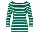 Bild 1 von Shirt mit 3/4-Arm, grün gestreift