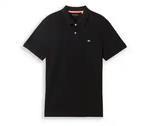 Tom Tailor Piqué Poloshirt, Black