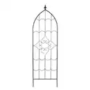 Bild 1 von Spalier »Spitzbogen«, BxH: 48 x 180 cm, Metall, grau