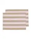 Bild 1 von Tischsets 45 x 35 cm, Baumwolle, rosa-weiß gestreift – 2 Stück
