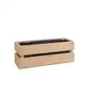 Bild 1 von Mr. GARDENER Blumenkasten »Bali«, 16x16x40 cm (BxHxT), Lärche, naturbelassen