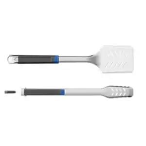 Napoleon Grillzubehör, 2-tlg., Edelstahl, silberfarben