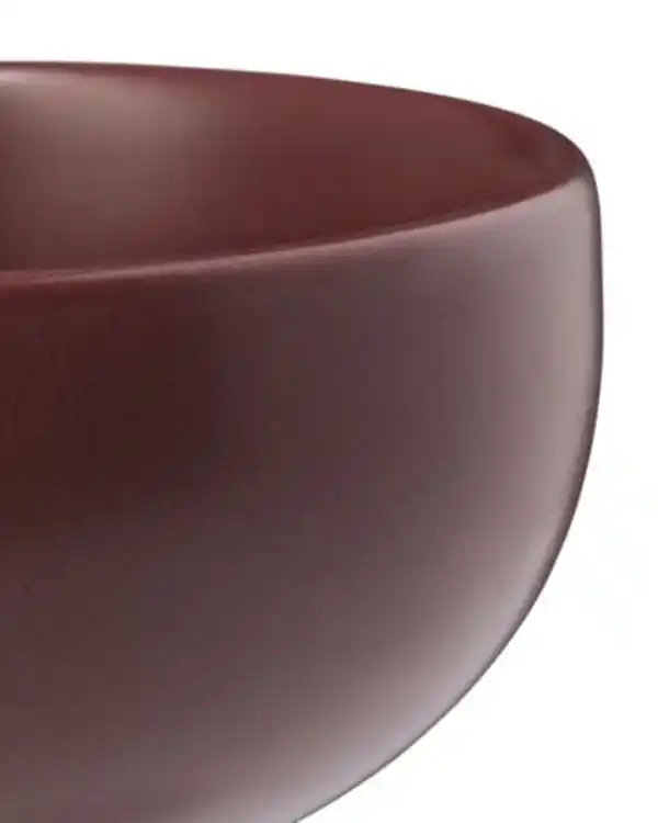 Bild 2 von Schälchen ⌀ 7,5 × 5 cm Steingut Bordeauxrot matt