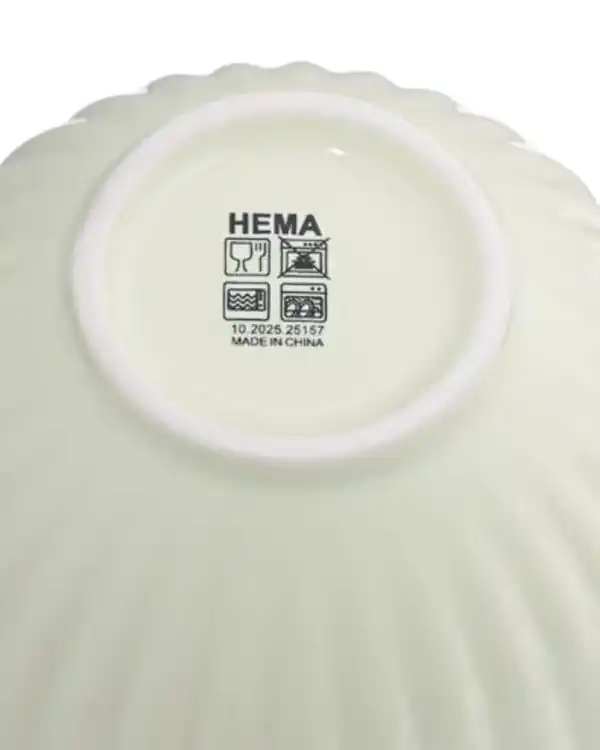 Bild 3 von Schälchen ⌀ 12 cm, Steingut, Blume, grün