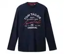 Bild 1 von Tom Tailor Longsleeve mit Logo, Sky Captain Blue