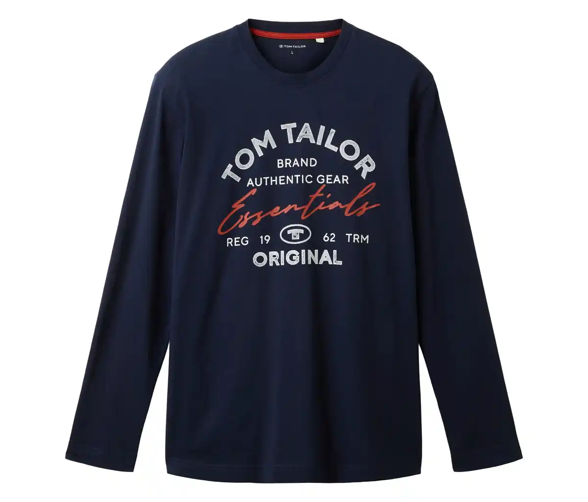 Bild 1 von Tom Tailor Longsleeve mit Logo, Sky Captain Blue