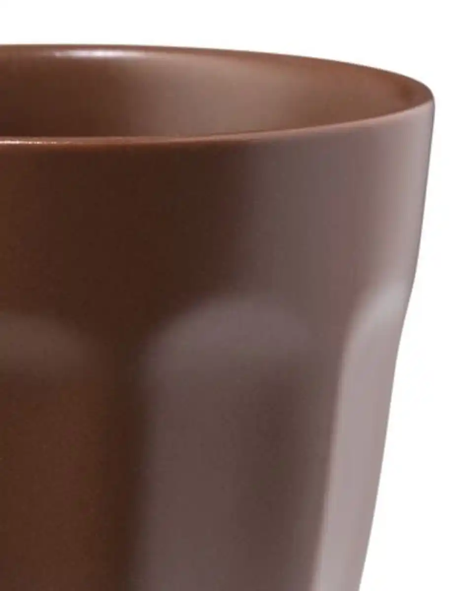 Bild 2 von Espressobecher 90 ml Mirabeau Steingut, matt, dunkelbraun
