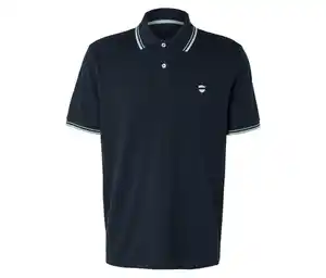 Piqué-Poloshirt, navy
