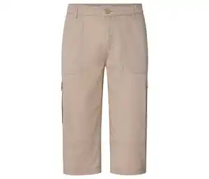 Cargo-Bermuda in 3/4-Länge, beige