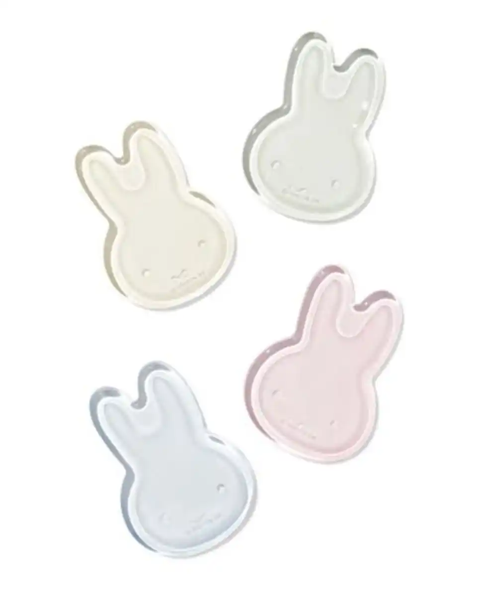 Bild 1 von Miffy Untersetzer 13 x 9 cm Glas - 4 Stück