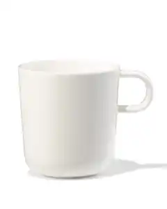 Cappuccinobecher 350 ml, KNAP, New Bone, Weiß