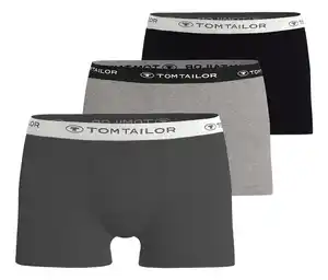 3 Tom Tailor Slipboxer »Buffer«, grau