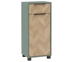 Highboard »Piazza«, pistazie/Fischgräten-Dekor