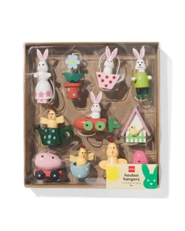 Bild 3 von Dekohänger 7cm aus Holz, Ostern – 11 Stück