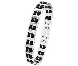 Amor Edelstahl Herren-Armschmuck »Kautschuk«