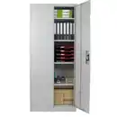 Bild 2 von rikta Metallschrank, BxHxT: 80 x 184 x 40 cm, Stahl, grau