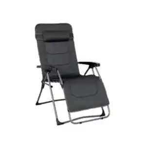 CASAYA Relaxsessel, 3D Mesh-Gewebe, Stahl-Gestell, grau