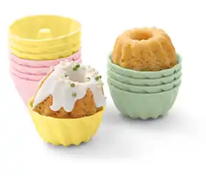 12 Mini-Gugelhupfformen