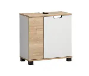 Waschbeckenunterschrank »Emmik«, weiß/weißeiche
