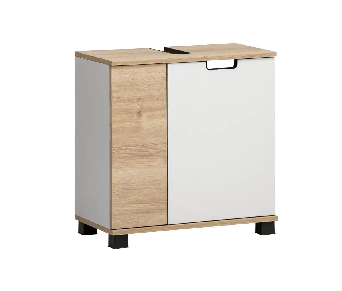 Bild 1 von Waschbeckenunterschrank »Emmik«, weiß/weißeiche