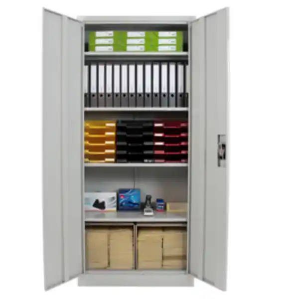 Bild 3 von rikta Metallschrank, BxHxT: 80 x 184 x 40 cm, Stahl, grau