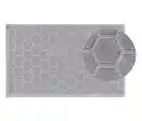 Bild 1 von benuta Badematte »Jojo«, Raute, 50 x 80 cm, hellgrau